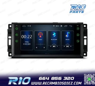 RADIO GPS ANDROID 12 PARA DODGE JEEP CHRYSLER 07-11