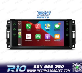 RADIO GPS ANDROID 12 PARA DODGE JEEP CHRYSLER 07-11