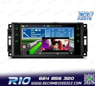 RADIO GPS ANDROID 12 PARA DODGE JEEP CHRYSLER 07-11