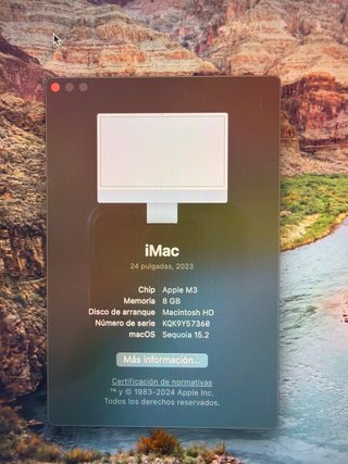 iMac M3 24 10-Core CPU 10-Core GPU
