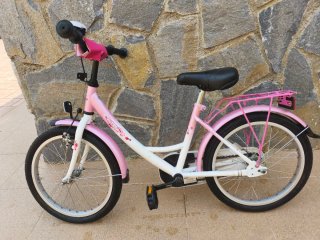 Bici niña talla 16 rosa