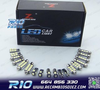 KIT 22 BOMBILLAS LED INTERIOR AUDI A4 S4 RS4 B6 B7 SEDAN SÓ