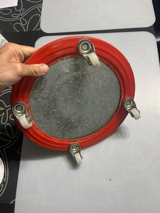 Soporte bombona gas con ruedas