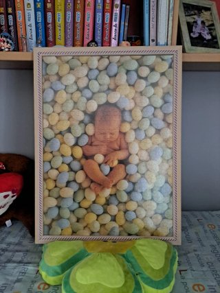 Puzzle Bebé en Huevos de Pascua