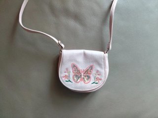 Borsetta bambina farfalla paillettes