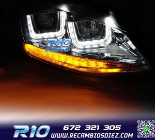 FAROS VOLKSWAGEN VW GOLF 7 12-17 LOOK GTI LED LUZ DIURNA