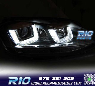 FAROS VOLKSWAGEN VW GOLF 7 12-17 LOOK GTI LED LUZ DIURNA