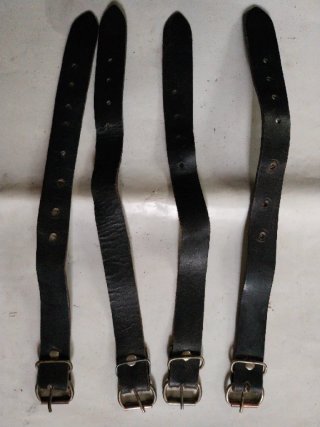 MALETA DE CUERO NEGRO IRON HORSE PARA MOTO.