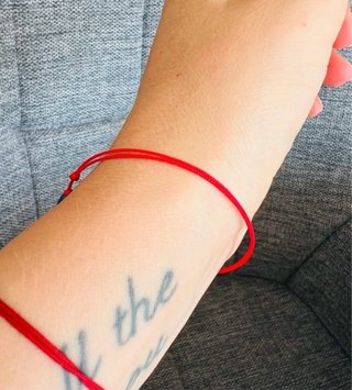 Lote 3 pulseras cordón rojo ojo turco