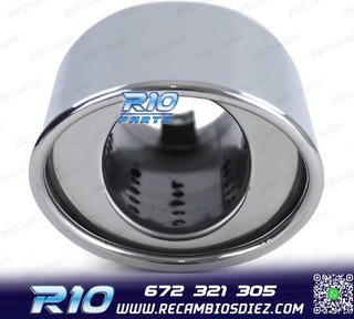 COLA ESCAPE UNIVERSAL ACERO INOX OVALADO 88MM