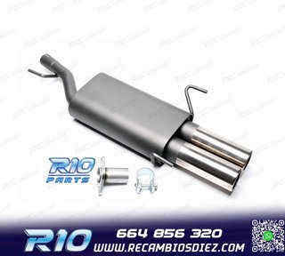 SILENCIOSO ESCAPE PARA OPEL ASTRA 1998-2009 x2