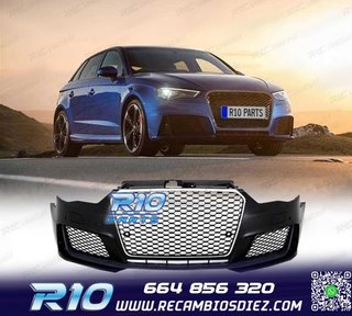 PARAGOLPES DELANTERO AUDI A3 8V 12-16 LOOK RS3 PDC SRA