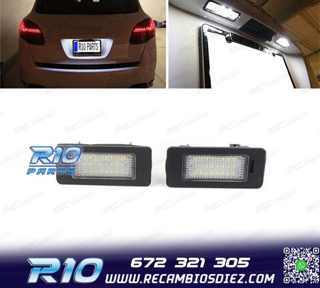 LUCES MATRÍCULA LED PORSCHE CAYENNE 10-15