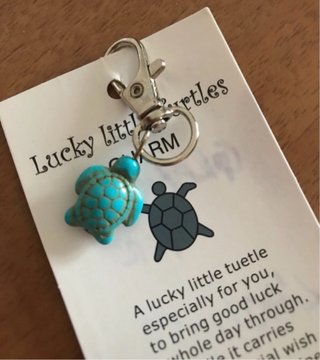 Charm Tartaruga Turchese Portafortuna