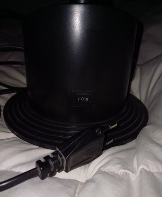 Lampada da tavolo nera pieghevole