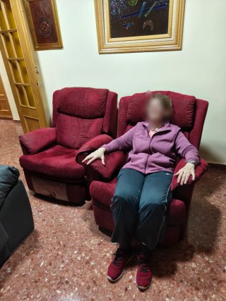 Sillones reclinables de tela