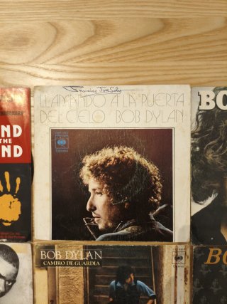 LOTE BOB DYLAN 8 SINGLES VINILO ESPAÑA 7"