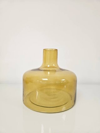 2 Jarrones Cristal Marrón Maisons du Monde