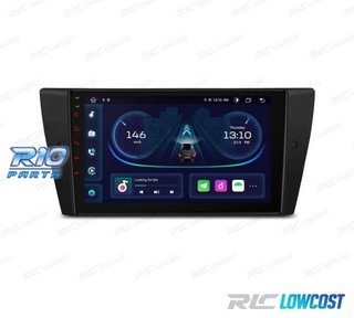 RADIO GPS ANDROID 14 BMW E90 E91 E92 E93 PANTALLA 9" TACTIL