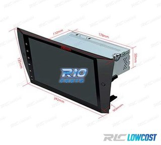 RADIO GPS ANDROID 14 BMW E90 E91 E92 E93 PANTALLA 9" TACTIL