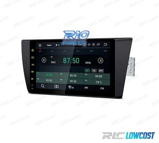 RADIO GPS ANDROID 14 BMW E90 E91 E92 E93 PANTALLA 9" TACTIL