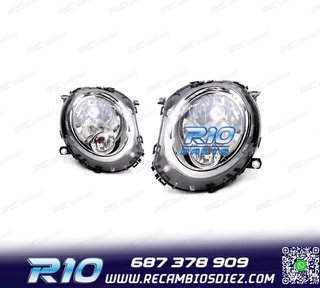FAROS MINI R56 06-10 FONDO CROMO