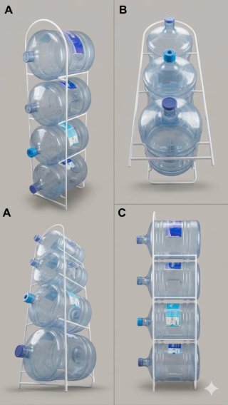 Estantería Organizadora Garrafas Agua