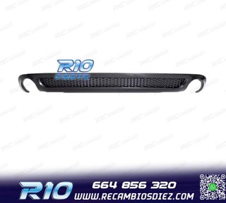 DIFUSOR AUDI A6 C6 4F AVANT SEDAN 08-11 LOOK RESTYLING
