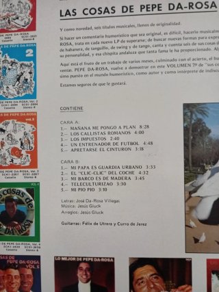 LP Vinilo Pepe da Rosa Vol. 7