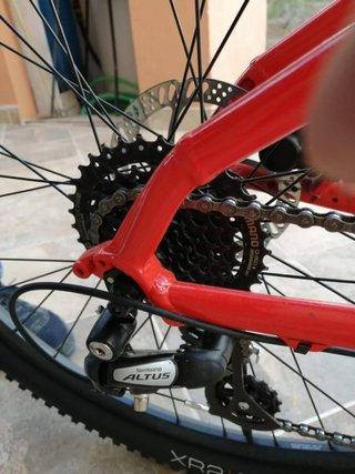 Bicicleta de Montaña Trek Roja