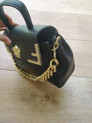 Bolso Versace Negro y Dorado