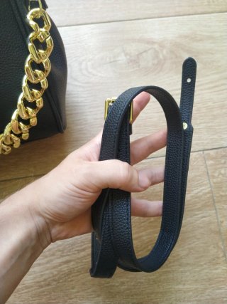 Bolso Versace Negro y Dorado