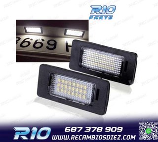 LUCES DE MATRÍCULA LED MINI COOPER 06-