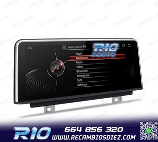 RADIO GPS ANDROID 14 BMW SERIE 3 SERIE 4 10,25"