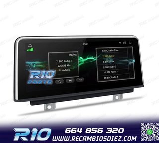 RADIO GPS ANDROID 14 BMW SERIE 3 SERIE 4 10,25"