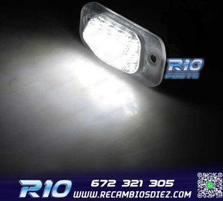 LUZ MATRICULA LED VOLKSWAGEN VW GOLF 3 POLO 3 SEAT CORDOBA