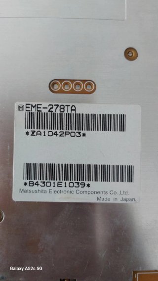 Disquetera Toshiba T1900 Matsushita