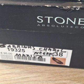 Zapatos Stonefly Talla 38 Negros Charol