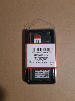 Memoria Kingston 32Gb DDR5-5600 para portátil