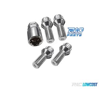TORNILLOS ANTIRROBO CORTOS 12X125 CÓNICO
