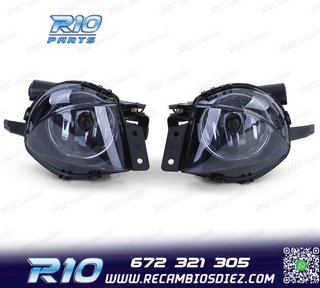 FAROS ANTINIEBLAS BMW E90 E91 05-08 NEGRO AHUMADO