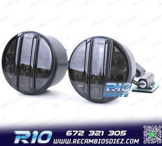 INTERMITENTES FRONTALES PARA JEEP WRANGLER JK 07- LED NEGRO
