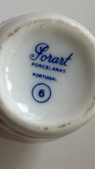 Miniatura Jarra Porart Porcelanas - Portugal