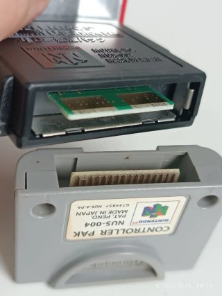 Expansión + Controller Pak. Nintendo 64