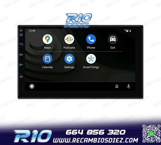RADIO GPS ANDROID 12 HD TACTIL BLUETOOTH USB SD