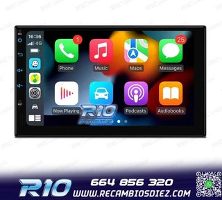 RADIO GPS ANDROID 12 HD TACTIL BLUETOOTH USB SD