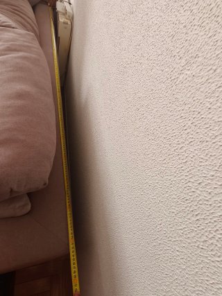 Sofá Cheslong Beige/Marrón Tela