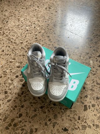 Zapatillas Nike Dunk SB Gris y Blanco