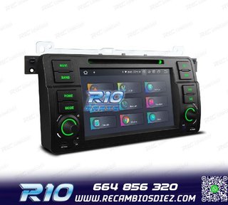 RADIO GPS ANDROID 14 BMW E46 4GB RAM 64GB ROM DVD