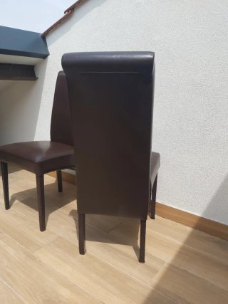 2 Sillas respaldo alto